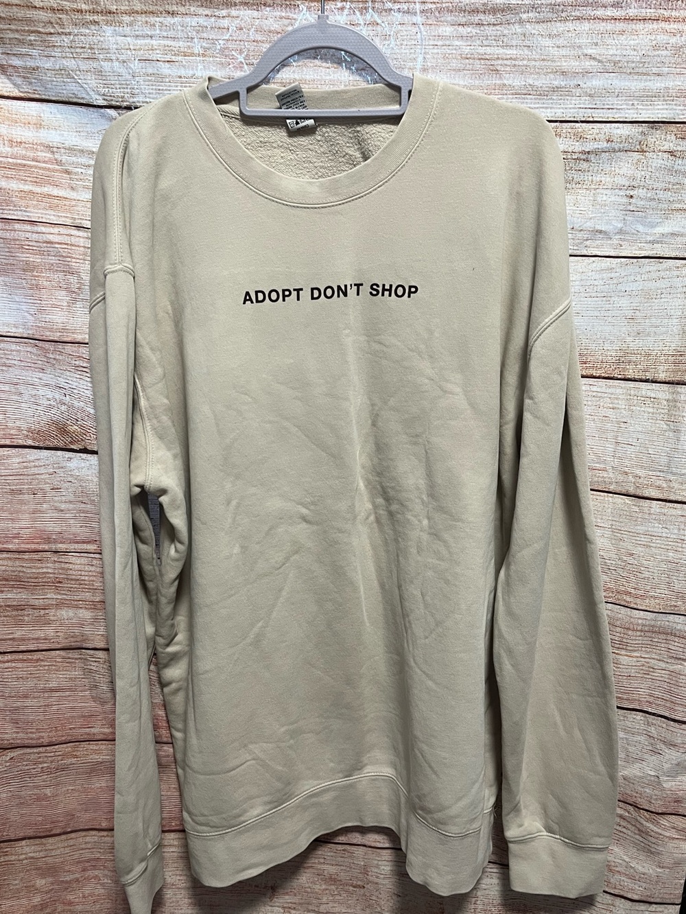 Adopt Don’t Shop Miss Peaches and Pete the Beagle sweatshirt-unisex 2X